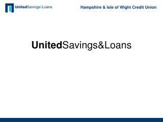 United Savings&amp;Loans