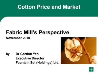 Cotton Price and Market