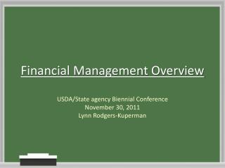 Financial Management Overview