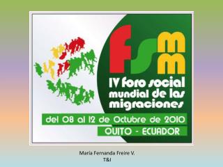 María Fernanda Freire V. T&amp;I
