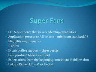 Super Fans