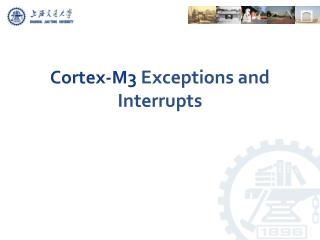Cortex-M3 Exceptions and Interrupts