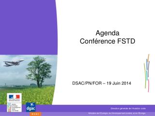 Agenda Conférence FSTD
