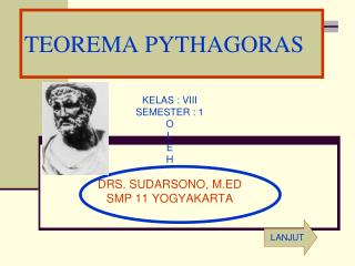 TEOREMA PYTHAGORAS