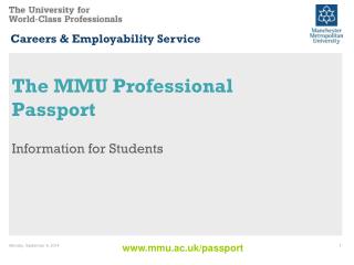 The MMU Professional Passport