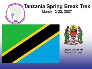 Tanzania Spring Break Trek March 13-23, 2007