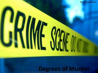 Degrees of Murder