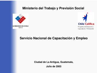 Ministerio del Trabajo y Previsión Social