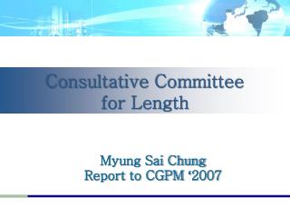 Consultative Committee for Length