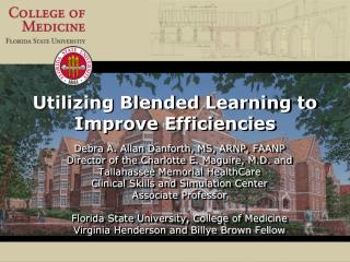 Utilizing Blended Learning to Improve Efficiencies