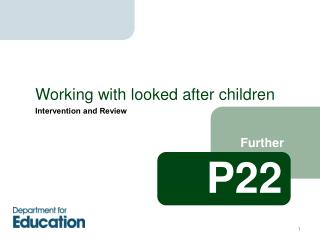 Working with looked after children