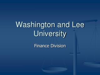 Washington and Lee University