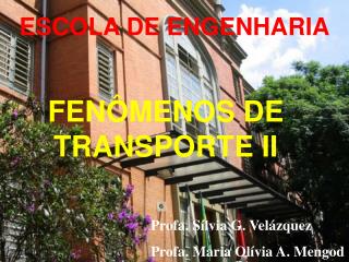 FENÔMENOS DE TRANSPORTE II