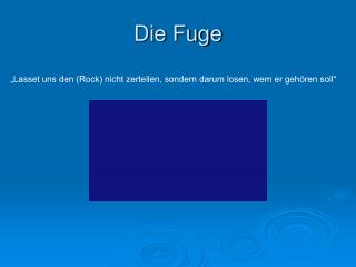 Die Fuge