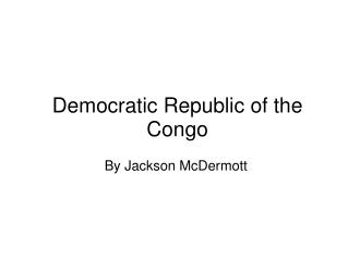 Democratic Republic of the Congo
