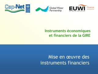 Instruments économiques et financiers de la GIRE