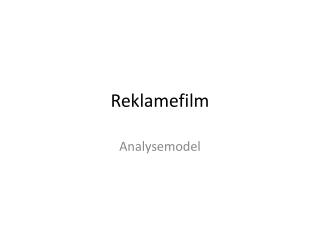 Reklamefilm