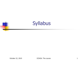 Syllabus