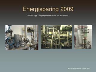 Energisparing 2009