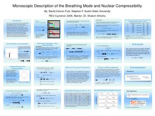 Microscopic Description of the Breathing Mode and Nuclear Compressibility