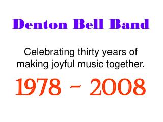 Denton Bell Band