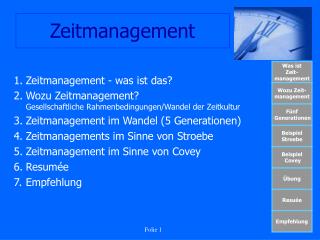 Zeitmanagement