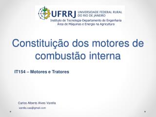 Constituição dos motores de combustão interna