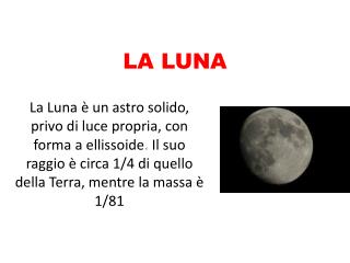 LA LUNA