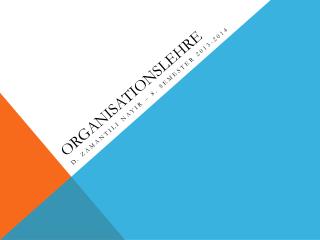 Organisationslehre