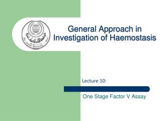 One Stage Factor V Assay