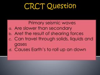 CRCT Question