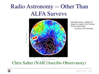 Radio Astronomy -- Other Than ALFA Surveys