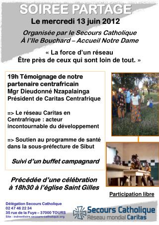 19h Témoignage de notre partenaire centrafricain Mgr Dieudonné Nzapalainga