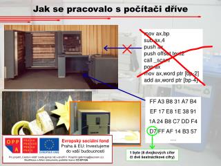 Jak se pracovalo s počítači dříve