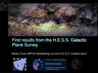 First results from the H.E.S.S. Galactic Plane Survey