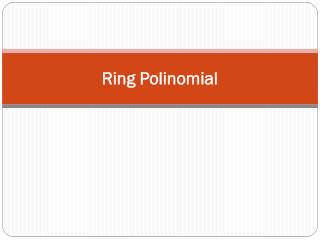 Ring Polinomial