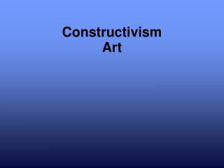 Constructivism Art