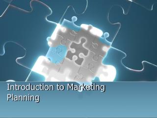 Introduction to Marketing Planning