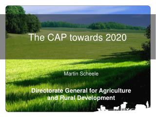 The CAP towards 2020