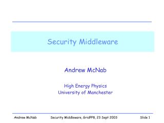Security Middleware