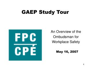 GAEP Study Tour