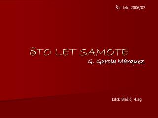 S TO LET SAMOTE