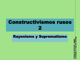 Constructivismos rusos 2