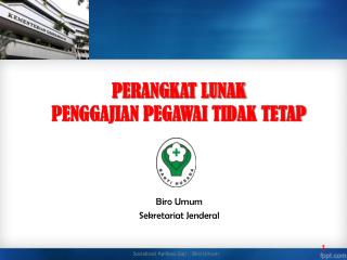 PERANGKAT LUNAK PENGGAJIAN PEGAWAI TIDAK TETAP
