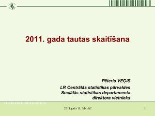 2011. gada tautas skaitīšana