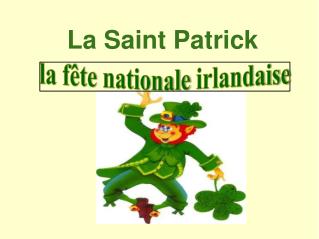 La Saint Patrick