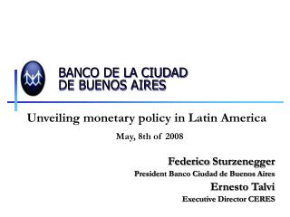 BANCO DE LA CIUDAD DE BUENOS AIRES