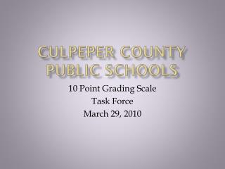 Culpeper County Public Schools