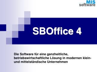 SBOffice 4