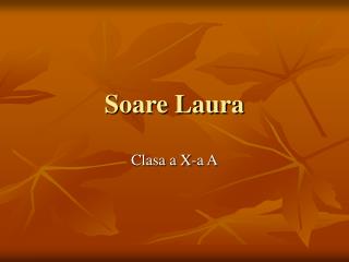 Soare Laura